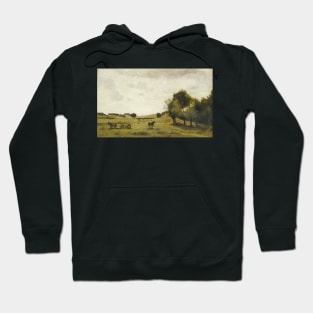 View near Epernon by Jean-Baptiste-Camille Corot Hoodie